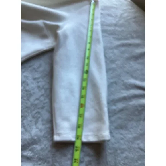 Talbots Women’s Sz.XL Ribbed Portrait Collar Top Blouse Cream cotton Blend - Picture 7 of 10